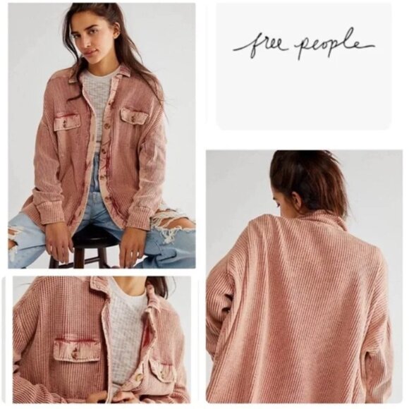 Free People FP One Scout Shacket Jacket in Arizona - Picture 2 of 7